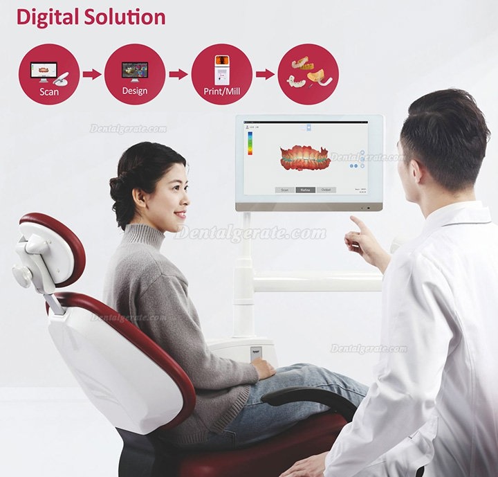 Runyes 3DS Dental 3D Digitaler Intraoralscanner Pulverloses Echtfarbscannen